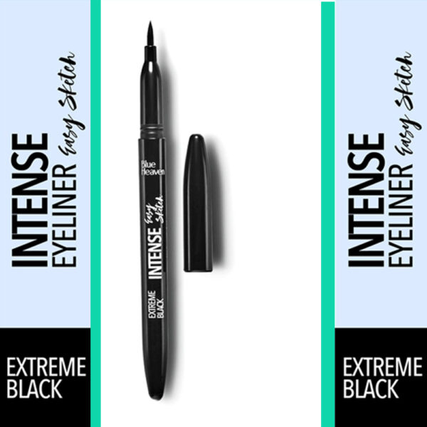 Blue Heaven Intense Easy Sketch Eyeliner waterproof, smudge proof, long lasting, Light Weight formula, one stroke finish, 1ml