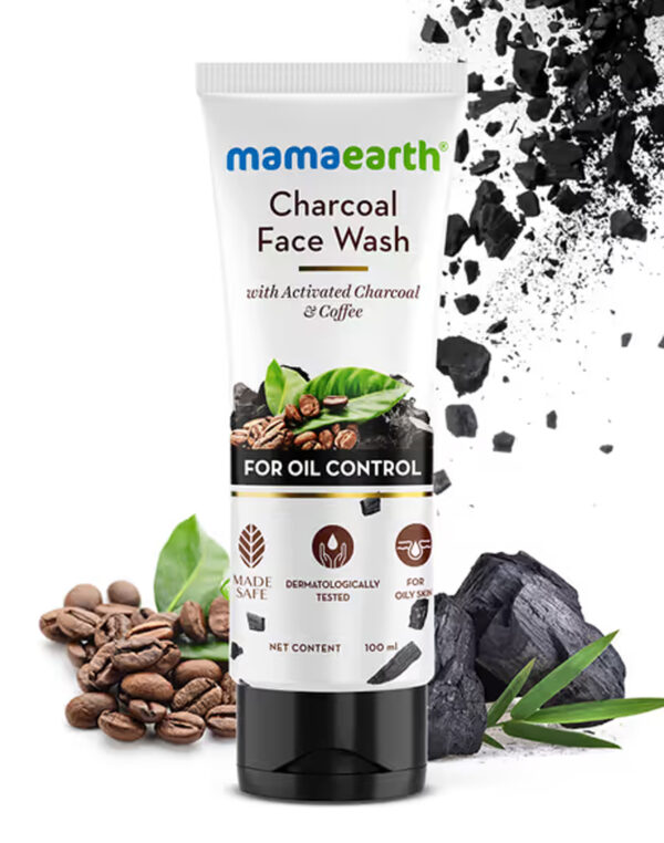 Charcoal Face Wash for Oil Control, 100ml